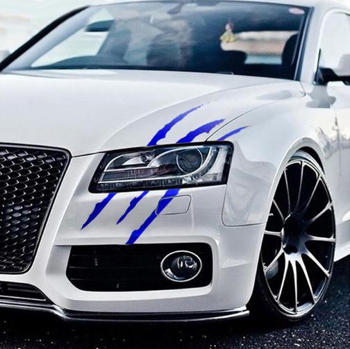Auto Car Sticker Reflective Monster Claw Scratch Stripe Marks Headlight Decal Car Stickers 40cmX12cm Car Accessories