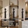 Human Figure Sculpture Contemporary Abstract Statue Minimalist for Entryway