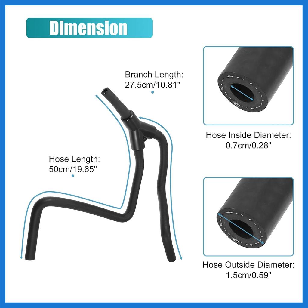 Upper Radiator Tank Inlet Hose Reservoir Hose 22908202 for Cadillac ATS CTS for Chevrolet Camaro 4 Cyl 2.0L 13-18 Engine Coolant Overflow Hose