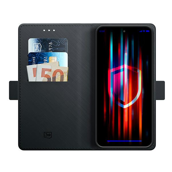 Etui 3Mk Wallet Case Do Oppo A58 4G, Czarne