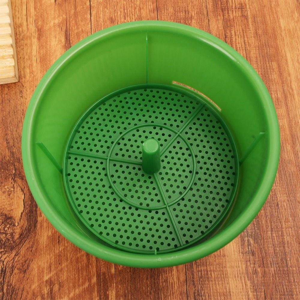 Stackable Bean Sprout Nursery Pots Split Efficient Sprouting Tray Ventilated Soilless Cultivation Pot