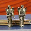 Brass Angel Statue Figurines, Desktop Decorations, Creative Crafts, Small Bronze Ornaments For Home Decor