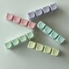 4-Keys Bear Fidget Keyboard Anxiety Relief Finger Clicker Keychain Office School Travel Decompression Button Sensory Toy Hanging Decor