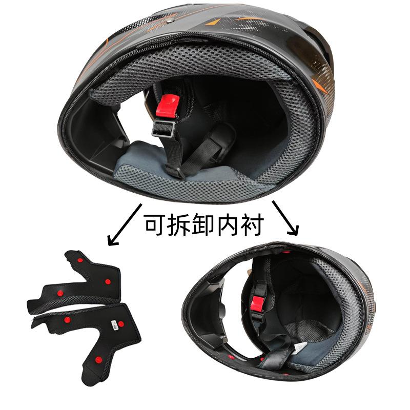 Free gloves + scarf, double lens full-cover helmet, men's and women's cycling four-season helmet