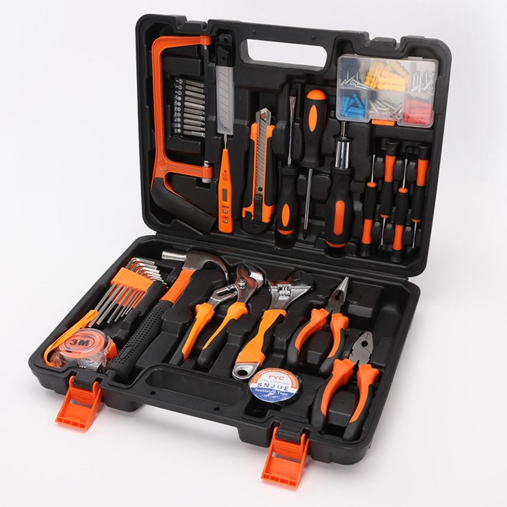 Set Cassetta degli Attrezzi Hardware Set di Attrezzi Manuali Combinati per la Casa Chiave Inglese Cacciavite Riparazione Auto