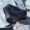 Ladies Summer Court Style Small Male Main Mesh Lace  Up Mid Waist Triangle Briefs