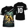 3D Printing Custom Name Men's T Shirt Badminton Pattern Fashion Tees Outdoor Daily Exercise Quick Dry Crew Neck Short Sleeve Top