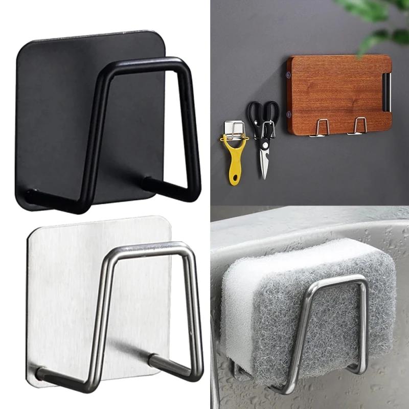 Storage Bathroom Accessories Wall Kitchen Drainage Shelf Hook Organizer Sponge Steel Stainless 1 - 6PCS Rack Wholesale Tools