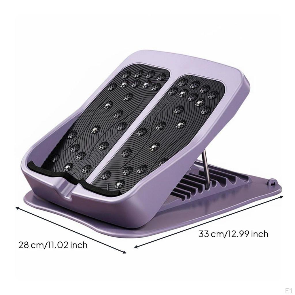 Foldable Incline Board NonSlip Surface Leg Stretching Device Stable Design Adjustable Calf Stretcher