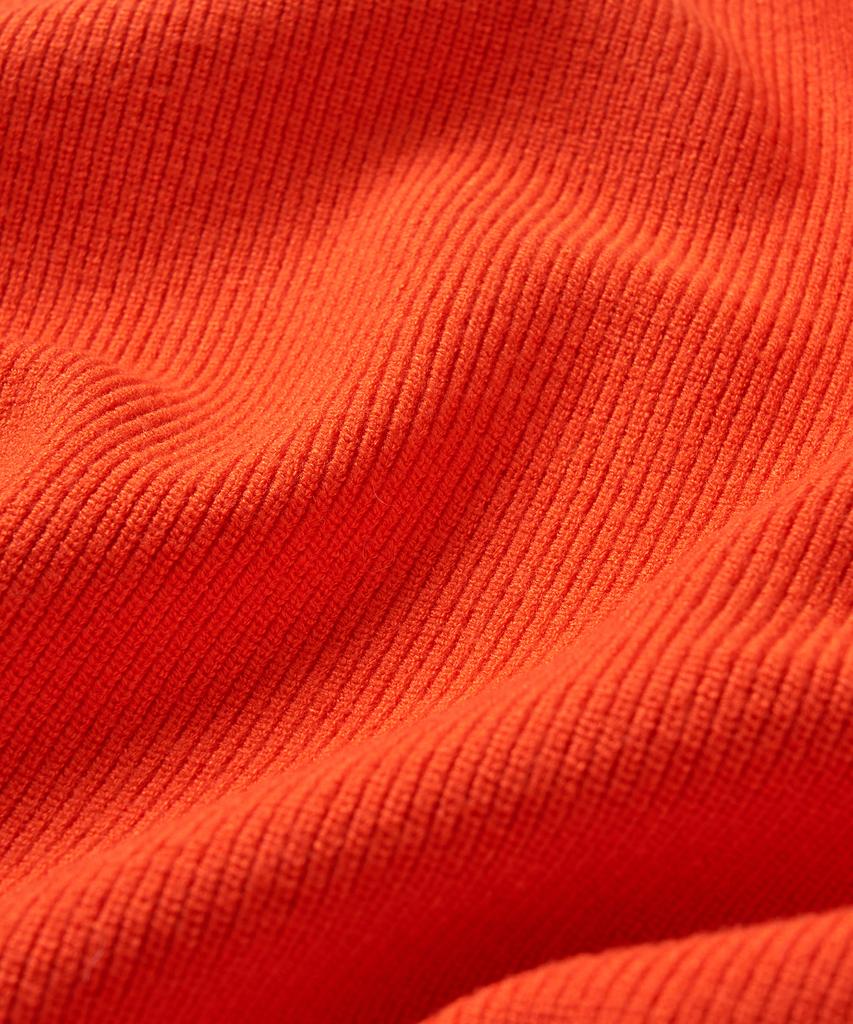 CUZNELLO Soft Saddle Crewneck Knit_Grapefruit