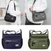 Water Resistant Shoulder Messenger Bag Multi Pockets Men Satchel Bag Storage Bag  Outdoor