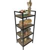 Mudesa Wooden Kitchen Shelf Seasoning Terek Shelf 4 Tiers
