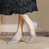Soft Bottom Girl Flat Shoes Simple Retro Square Toe Fairy Style Gentle Single Shoes Buckle Strap Small Leather Shoes Size43