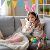 Cute Gnome Couple Flannel Blanket Heart Pattern Warm Throw Lightweight Cozy Cover for Living Room Christmas Valentine's Day Gift