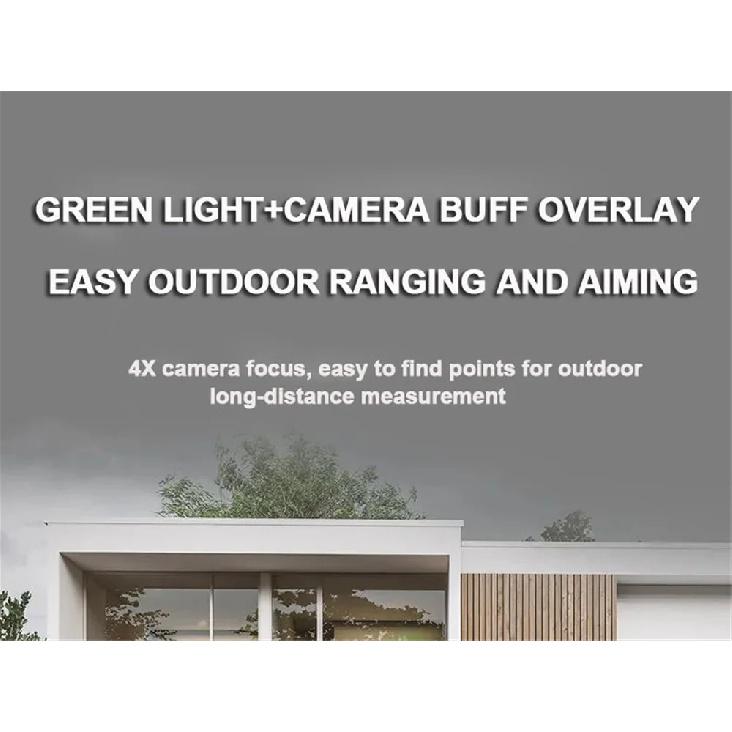SNDWAY Digital Rangefinder Bluetooth Laser Distance Meter 4X Zoom Green Laser Tape Measure Range Finder