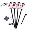 Outdoor Seasonal Atmosphere Lights Christmas Solar Stake Lights, Santa Snowman Tree Figurine Lawn Warm White LED Garden Ornaments Waterproof for