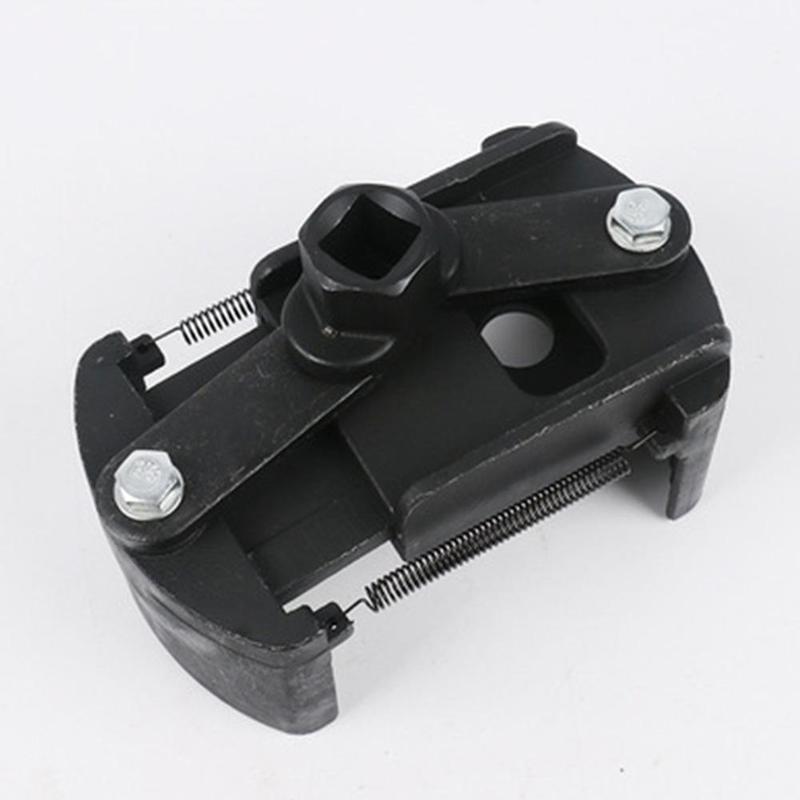 Universal Adjustable Oil Filter Wrench Two-Jaws 60-80mm Range Filter Remover Tool for Auto Maintenance