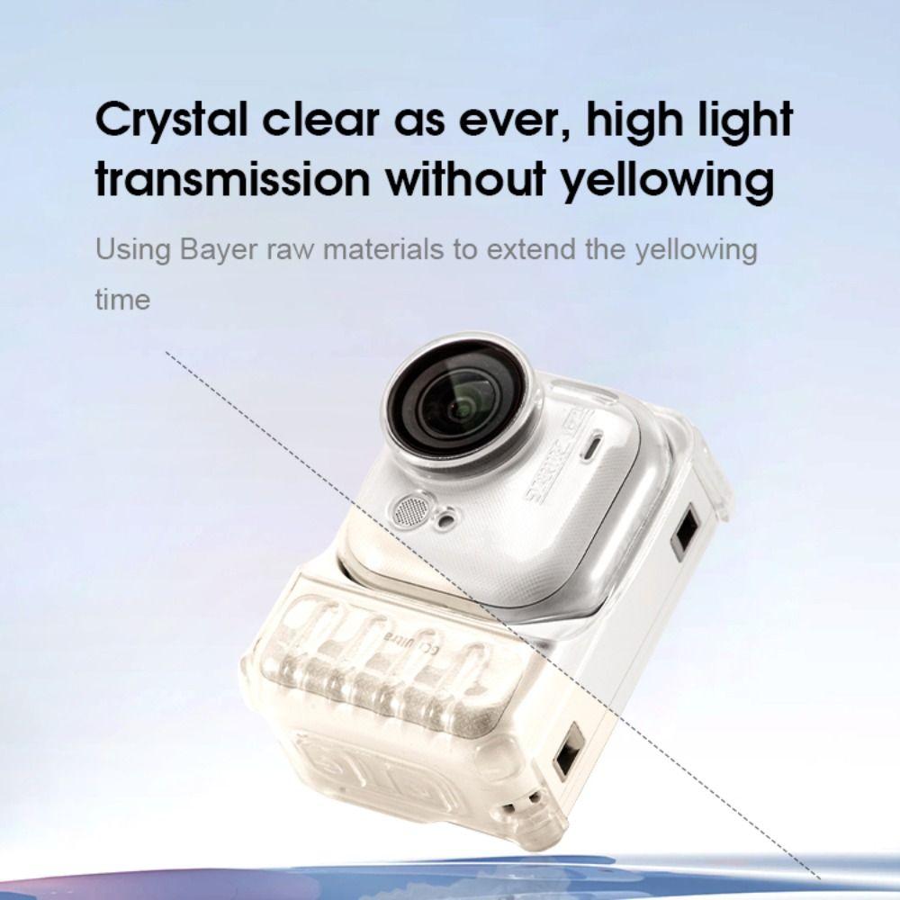 Przezroczysta Osłona Ochronna TPU Przezroczysta Obudowa do Kamery Akcji Insta360 Go Ultra Akcesoria