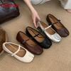 Modă Modă Deget Ciudat Pantofi Plați Mary Janes pentru Damă Încălțăminte cu Curea cu Cataramă pentru Femei Pantofi Plați de Damă Pantofi Lolita