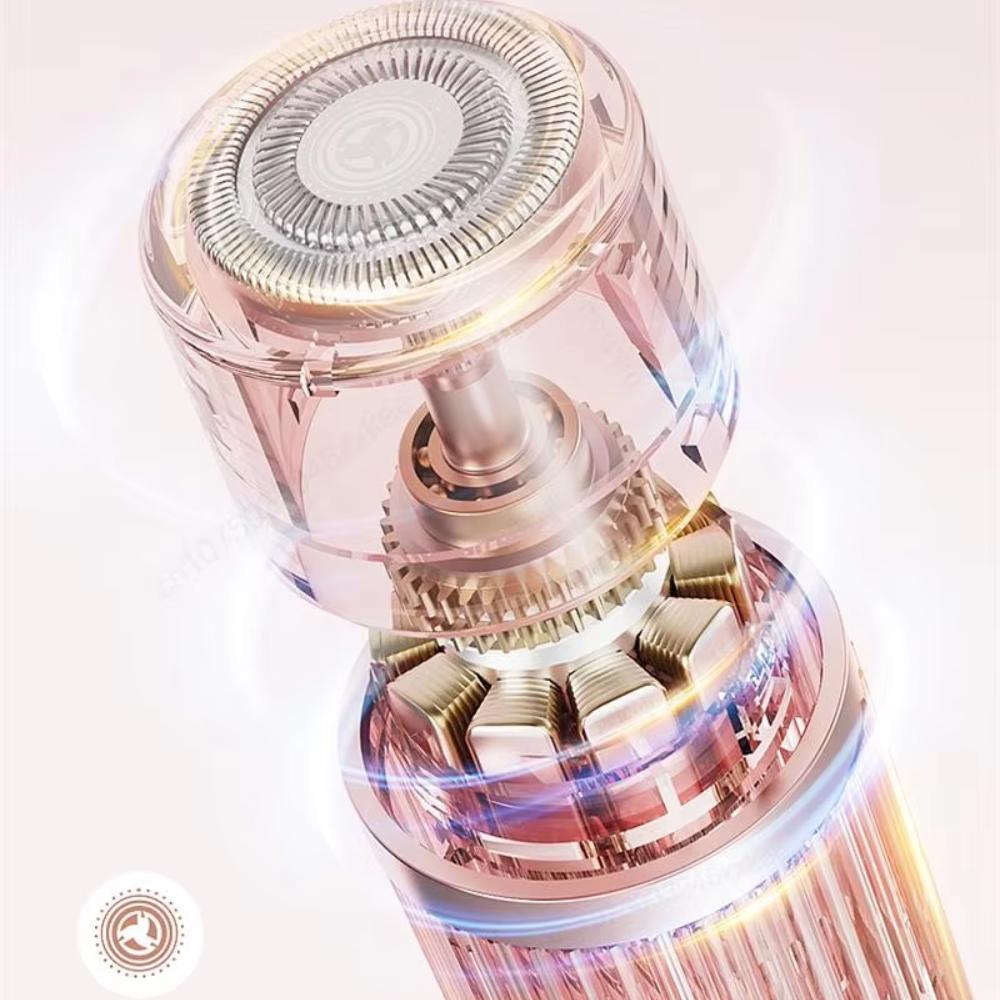 Beard Shaver for Women Bikini Underarm Female Trimmer Waterproof Hair Removal Epilator Electric Shaver 2 In 1 Lady Facial Razor