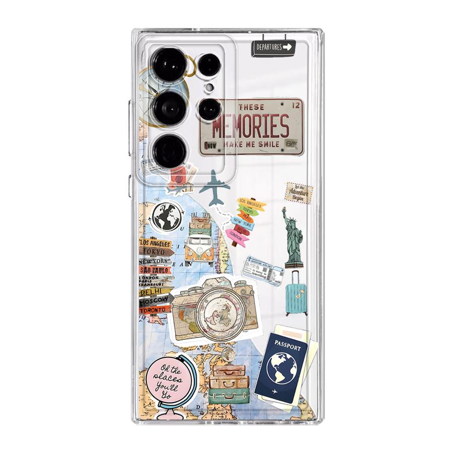 Phone Cover Case for Samsung Galaxy S26 S24 S20 Plus Note 20 Ultra 10 S25 Edge S23 Ultra S21 S22 FE Beach Travel