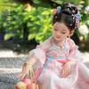 Girls' Chinese Style Hanfu Summer Dress - Meng Hu Peach Dew Collection