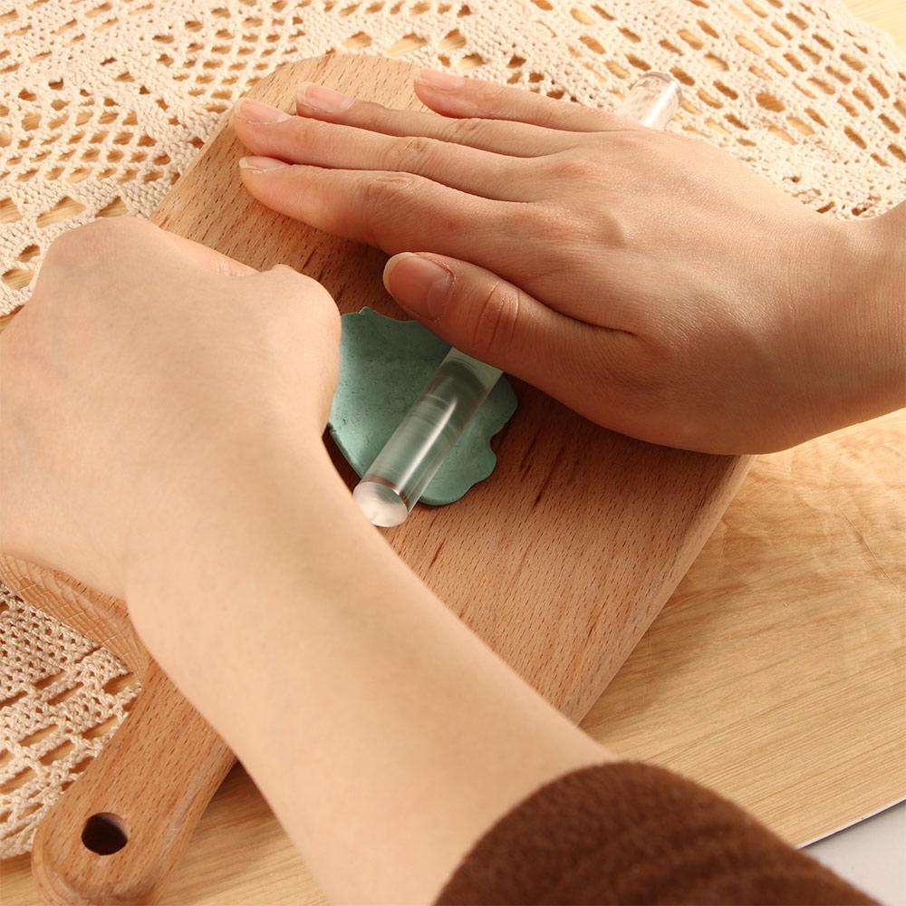 Multifunctional Baking Supplies Acrylic Bakeware Clay Tools Rolling Pin Fondant Roller