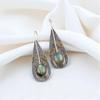 Labradorite Gemstone 925 Sterling Silver Jewelry Handmade Dangle Earrings2.00" EE-72-19