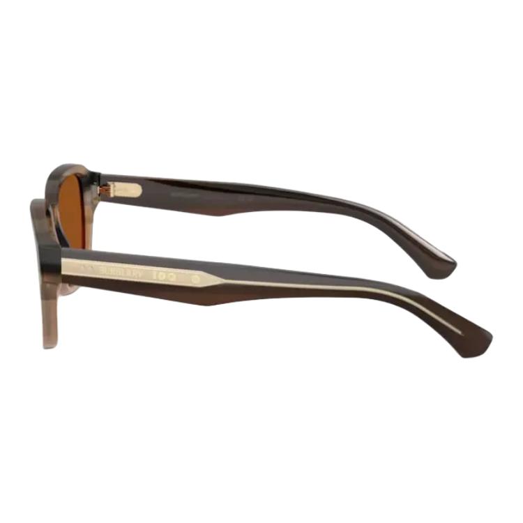 Burberry Logo Arm Square Sunglasses Unisex sunglasses Black Tortoise 0BE4484F