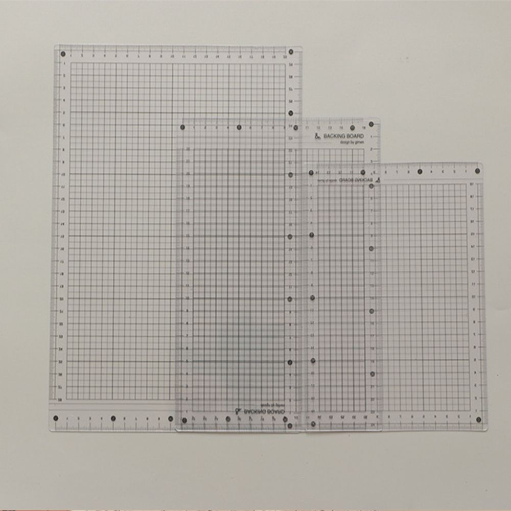 Measuring Supplies Transparent Drafting Grid Cutting Mats Ruler Board Drawing Clipboard Writing Pad
