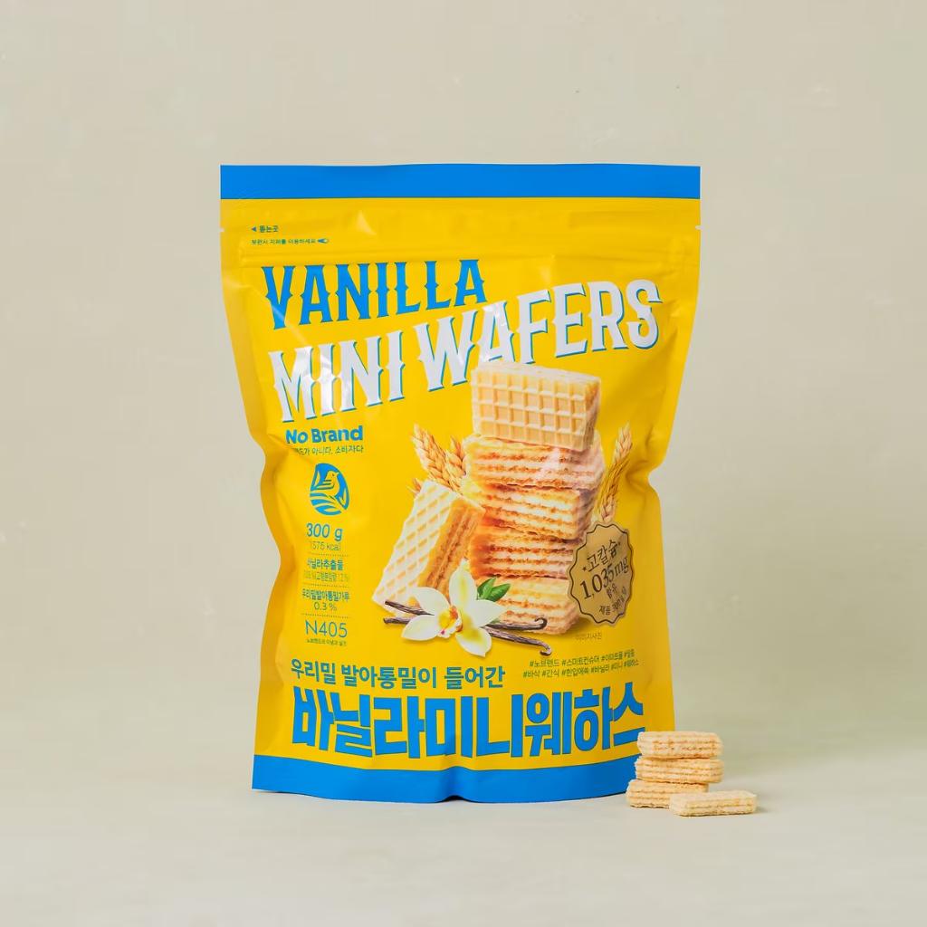 [No Brand] VanillaStrawberry Mini Wafers 300g Vanilla