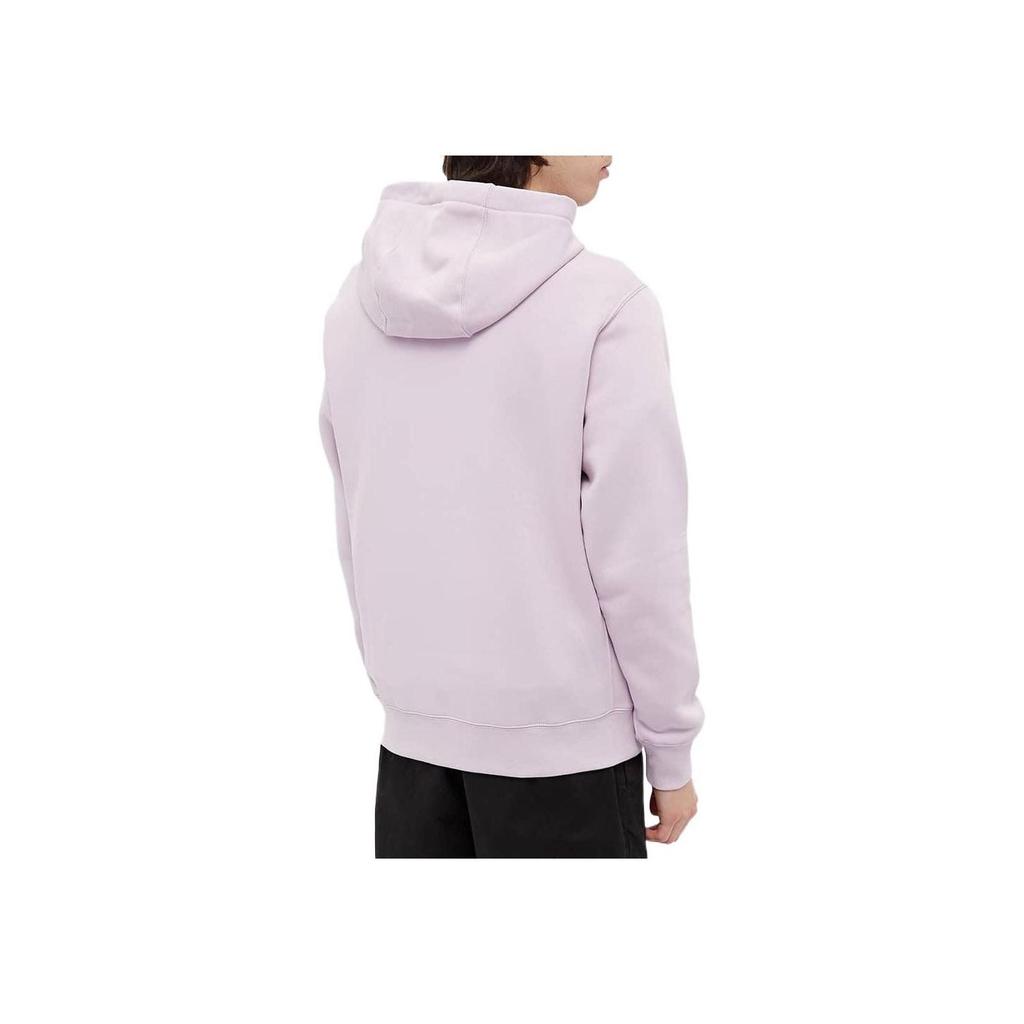 Nike Solid Color Logo Print Hooded Pullover Casual Sports Long Sleeve Sweatshirt Men Sweatshirt Pink BV2654-576