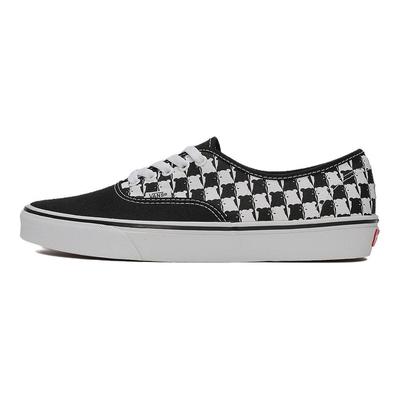 Autentické Pohodlné Všestranné Nízke Skateboardové Topánky Unisex Tenisky Čierne Biele VN0009PVBP9