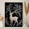 DIY Little Deer Pearl Art Painting for Home Wall Decor Pearl Gem Paintings Picture Arts Craft  for Adults/Beginners Gift Idea Home Decor Without Frame