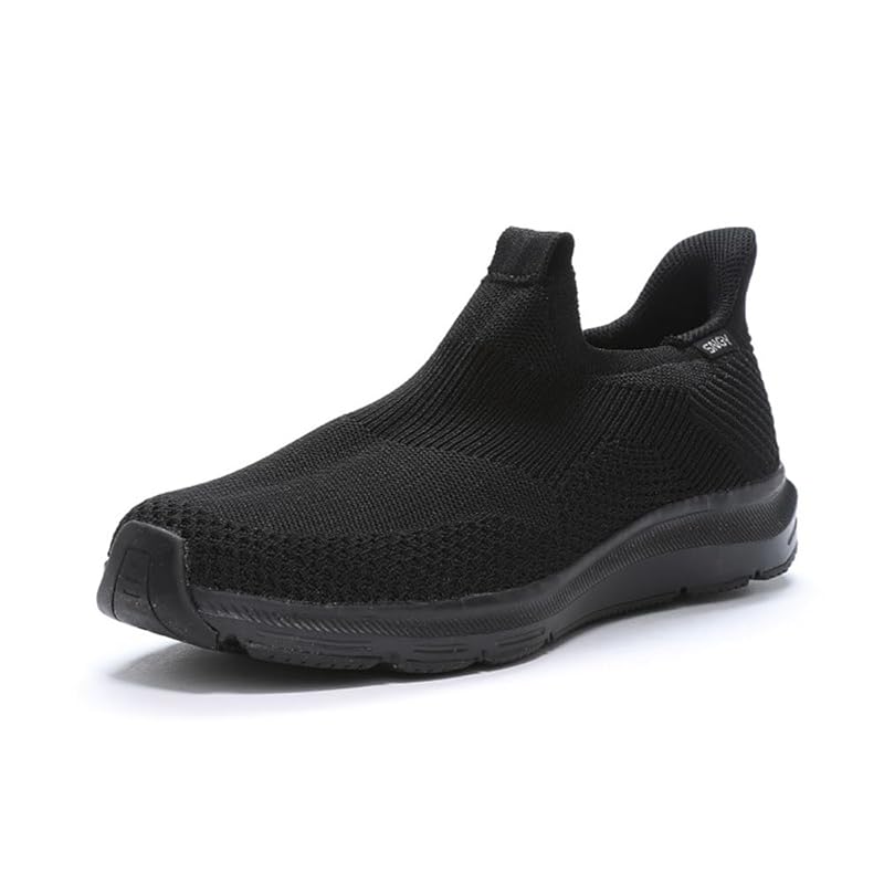 [Moonstar] synergy cushion lightweight soft hands free slip-ons Cushioning shock absorption breathable wide men's SNGY M25 black 25.5 cm 3E