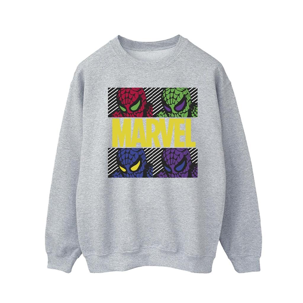 Marvel Mens Spider-Man Pop Art Sweatshirt