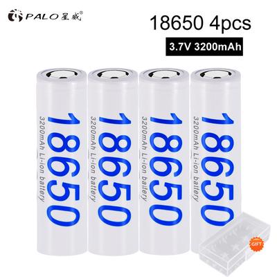 PALO 3.7V 18650 Baterie 3200mah Litiu Baterie Reîncărcabilă Litiu Baterie pentru lanternă Torșă Acumulator Cell Dropshi