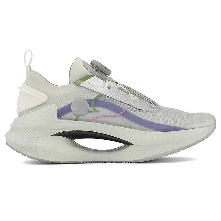 Soulland X Li Ning Shadow Weave Lightweight Shock Absorbing Non-Slip Wear-Resistant Breathable Low-Top Running Shoes Women Sneaker ARRS006-1