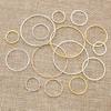 Copper Plated Earring Hoops: 20-50 Pieces (8-40mm, 60mm) Accessory Rings