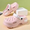Summer new women's hole shoes non-slip round head wear-resistant fashion solid color leisure outdoor beach