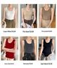 Women's Cashmere Sleeveless U-Neck Sweater Vest - Versatile Solid Color Camisole for Autumn/Winter