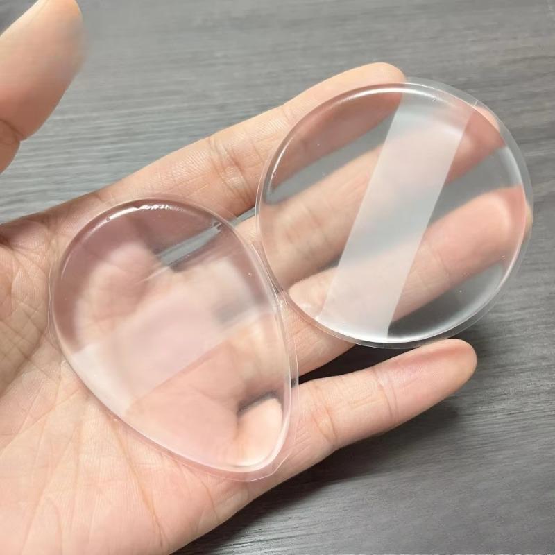 Transparent Soft Silicone Puff Sponge for Cosmetic Face Foundation Easy Clean Avoid Waste Air Cushion Powder Puffs Make Up Tools