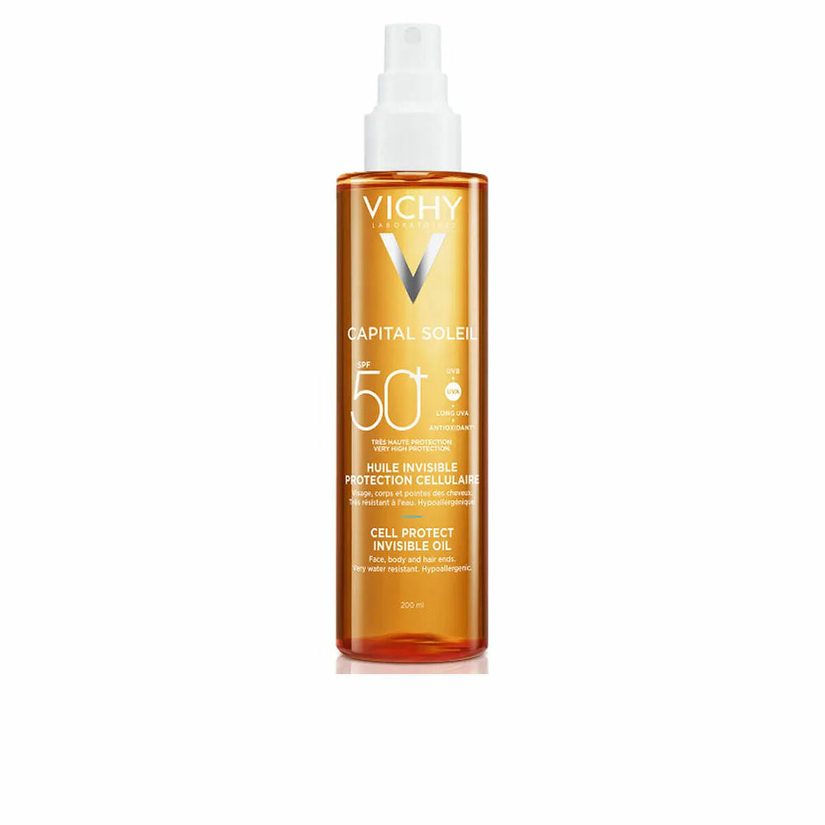 

Солнцезащитное масло Vichy Capital Soleil Spf 50 200 мл Невидимое