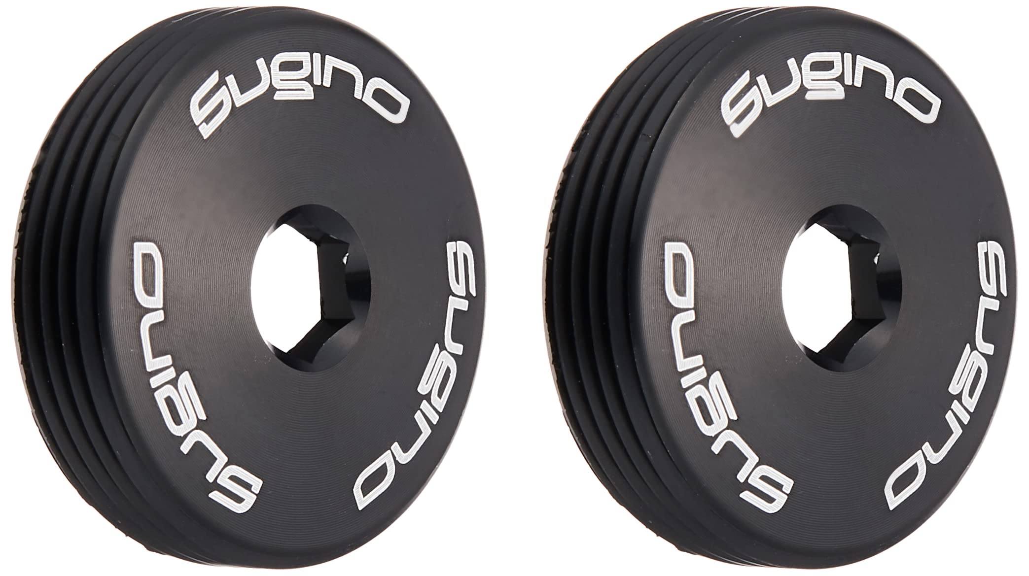 

Sugino CNS Alloy Dust Cap, 2-Pack (Bolts Sold Separately), Black