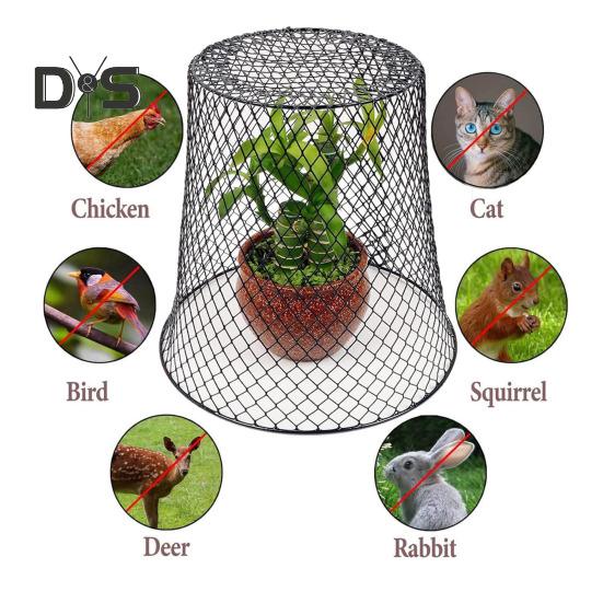 Garden Cloches for Plants Wire Cloche Plant Covers from Animals Mesh Plant Cages for Outdoor Plants To Protect from Deer And Critters