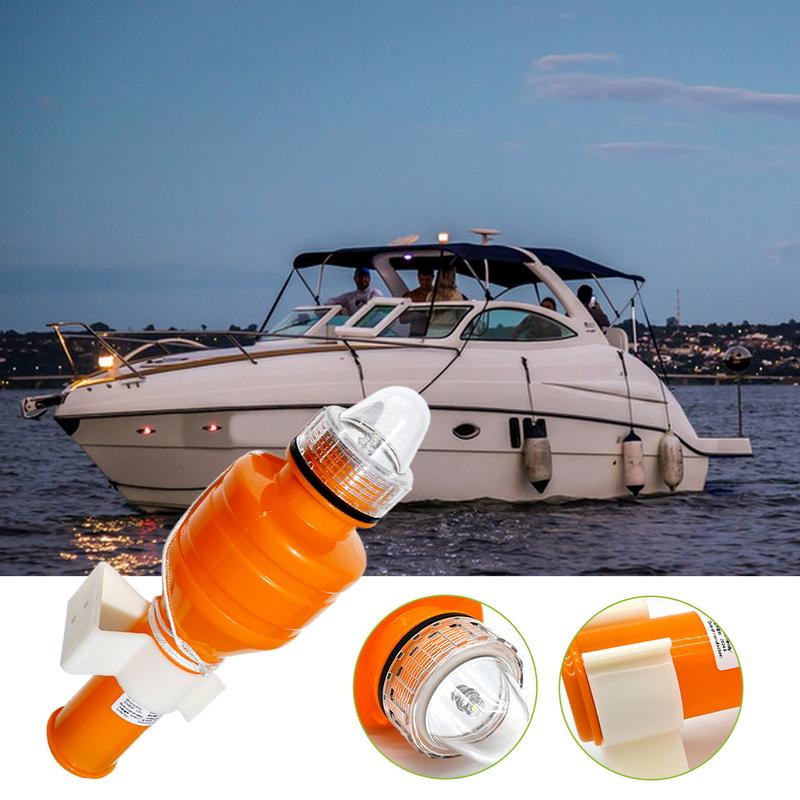 LED Flashing Stick Lifebuoy Light Floating Electronic Visual Distress Signal Lamp With High-visibility LED Light For Boat Kayak