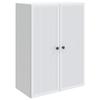 Wall Mounted Cabinet White 66 X 34.5 X 90 Cm Engineered Wood