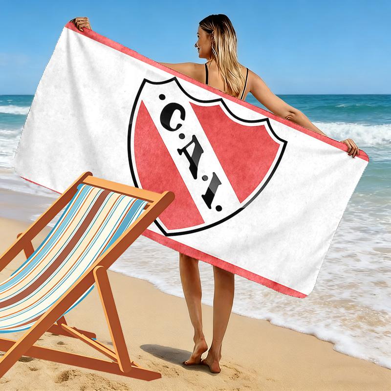 Club Atletico Independiente Print Beach Towel, Large Soft Quick Dry Towel for Beach Camping Swimming