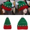 Thicken Christmas Hat Soft Santa Knitted Hat Happy New Year Baby Knitted Caps  Winter Accessories