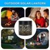 2pcs LED Solar Light IP65 Waterproof and Warm Wall Light Suitable for Garden Lawn Camping Steps Greenway Courtyard Night Light